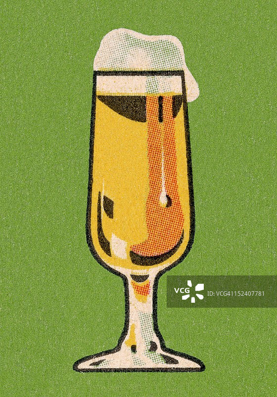 一杯啤酒图片素材
