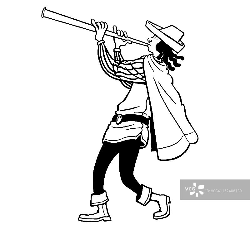 花衣魔笛手图片素材