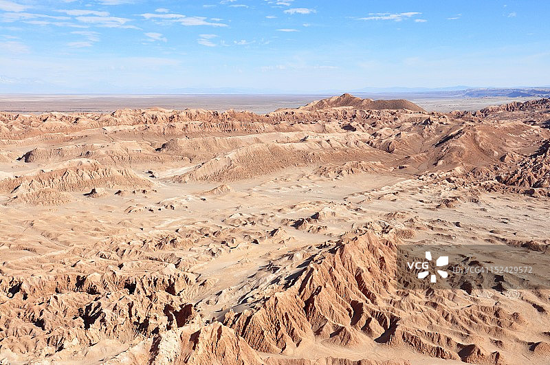 侵蚀岩层与沙漠景观图片素材