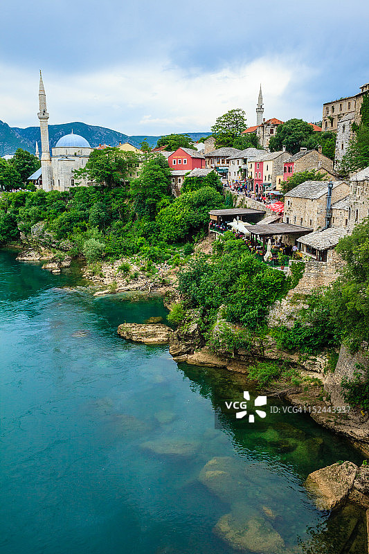 莫斯塔尔和内雷特瓦河图片素材