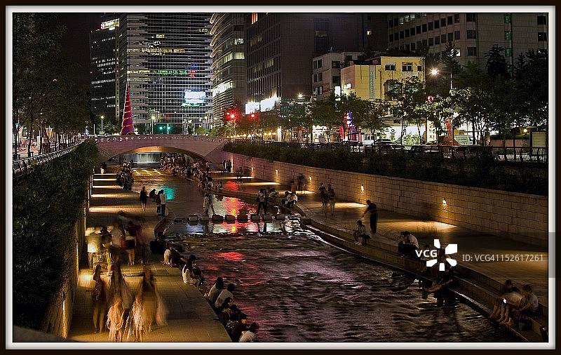 清溪川图片素材