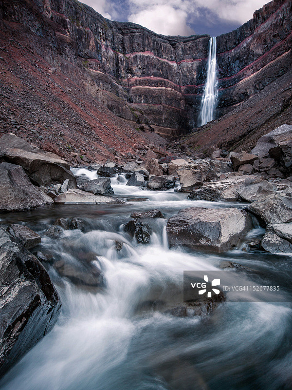 亨吉瀑布图片素材