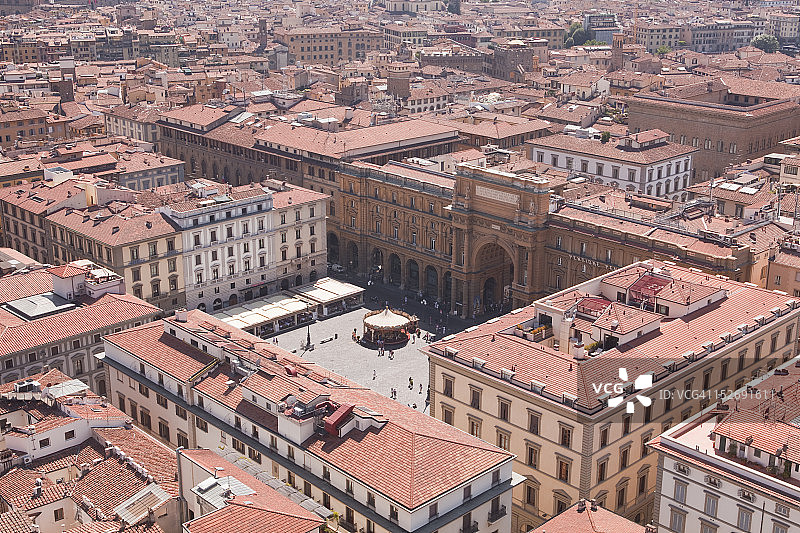 俯瞰共和国广场图片素材