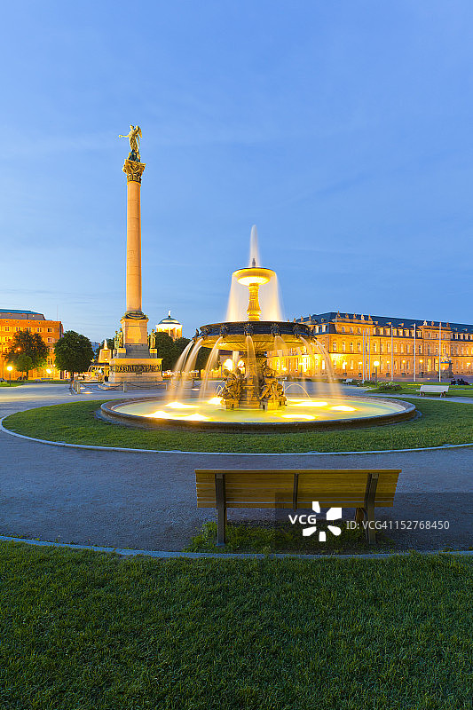 德国斯图加特城堡广场图片素材