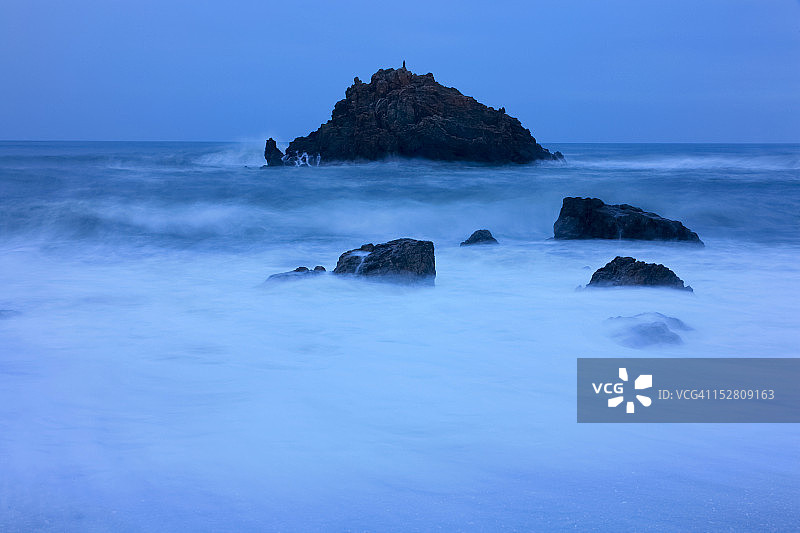 赤羽海滩和八八岛图片素材