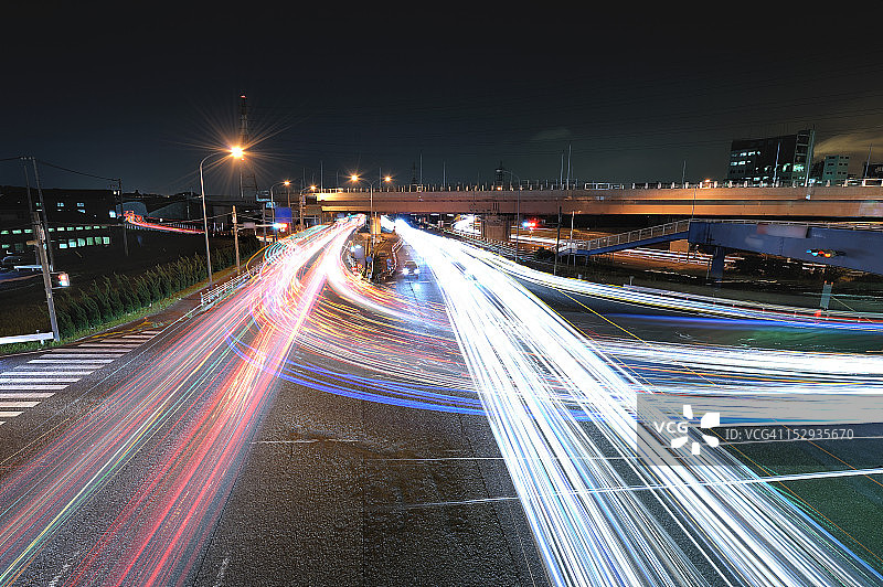 光流的交汇图片素材