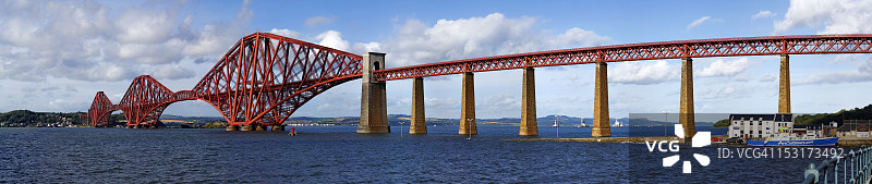 苏格兰南昆斯费里福斯桥图片素材