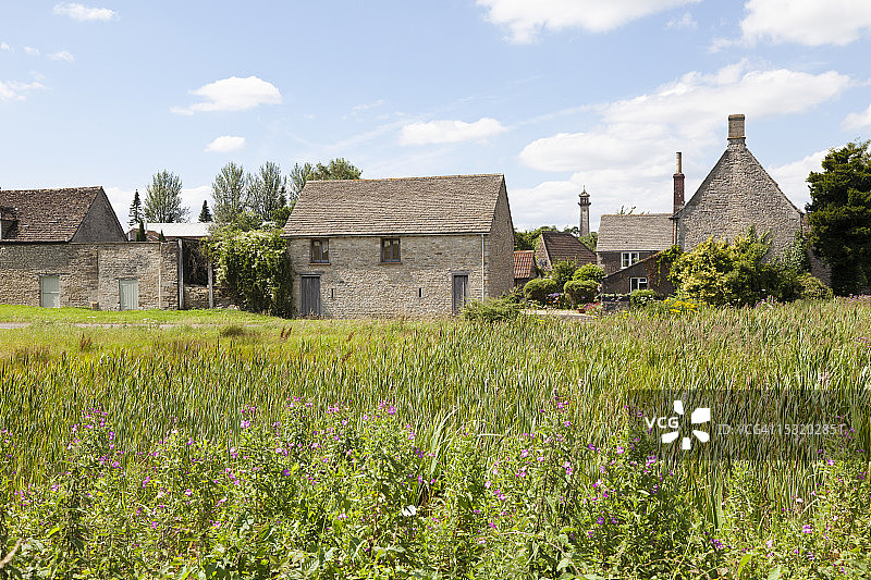 科茨沃尔德，霍克斯伯里阿普顿，英国图片素材