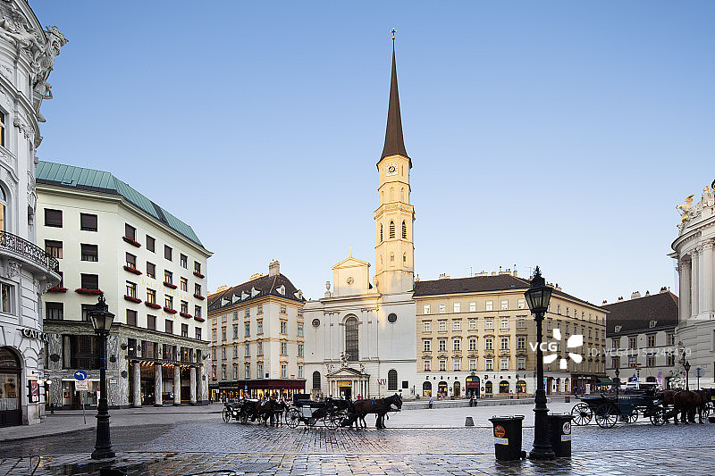 奥地利维也纳圣米迦勒教堂图片素材