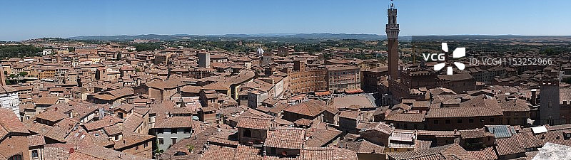 锡耶纳全景图片素材