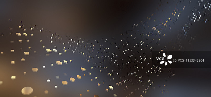 抽象背景上的弯曲点状图案图片素材