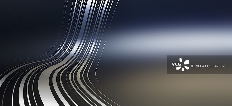抽象背景上的弯曲线条图片素材