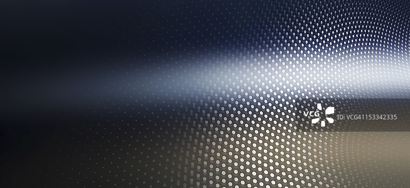 递减的点状图案和彩色光图片素材