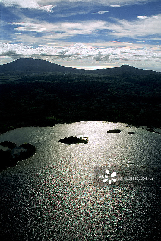大洋洲，巴布亚新几内亚，俾斯麦海和岛屿景观图片素材