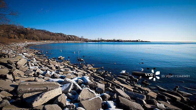 安大略湖图片素材