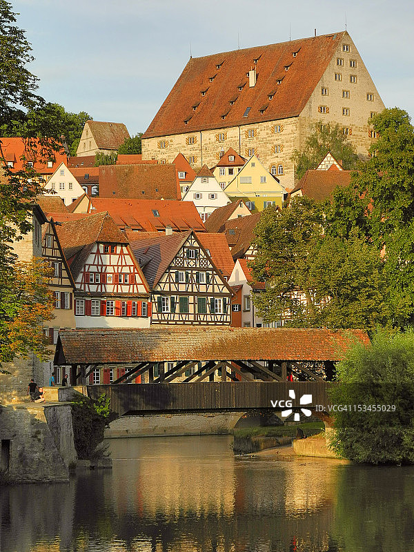 施韦比施哈尔老城区图片素材