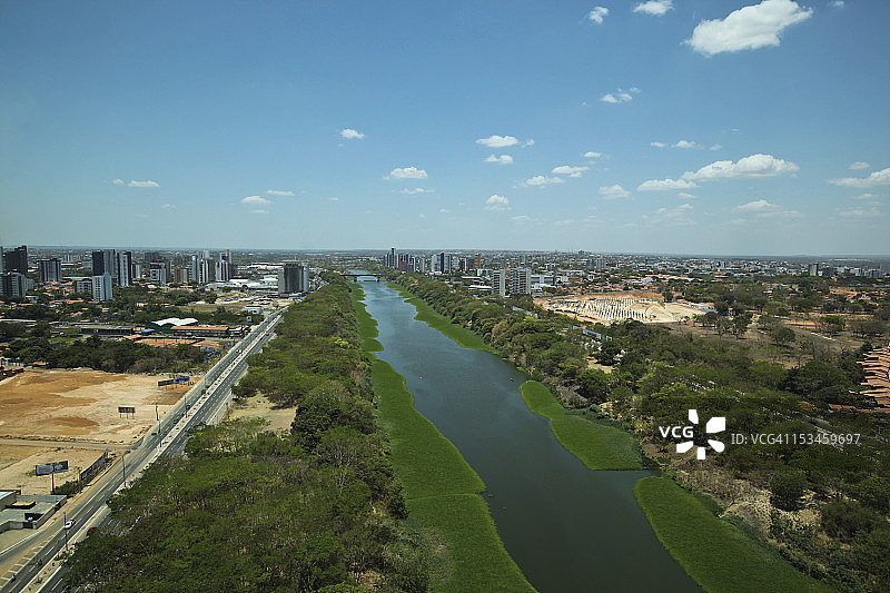 特雷西纳与波蒂河图片素材
