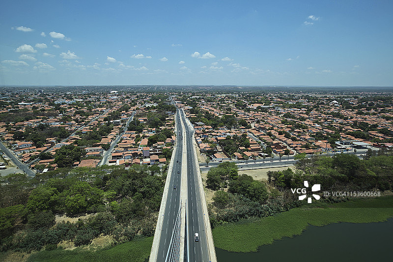 特雷西纳鸟瞰图图片素材