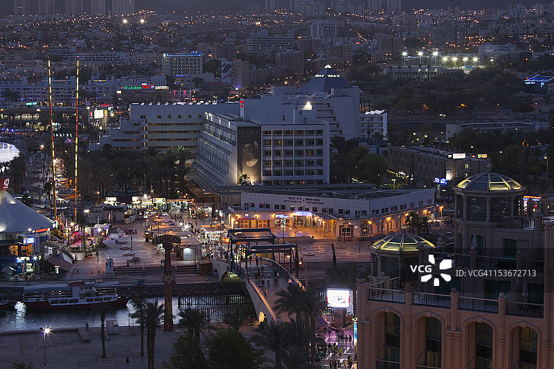 以色列内盖夫埃拉特红海海滨图片素材