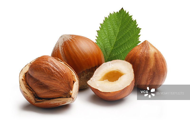 榛子组合图片素材