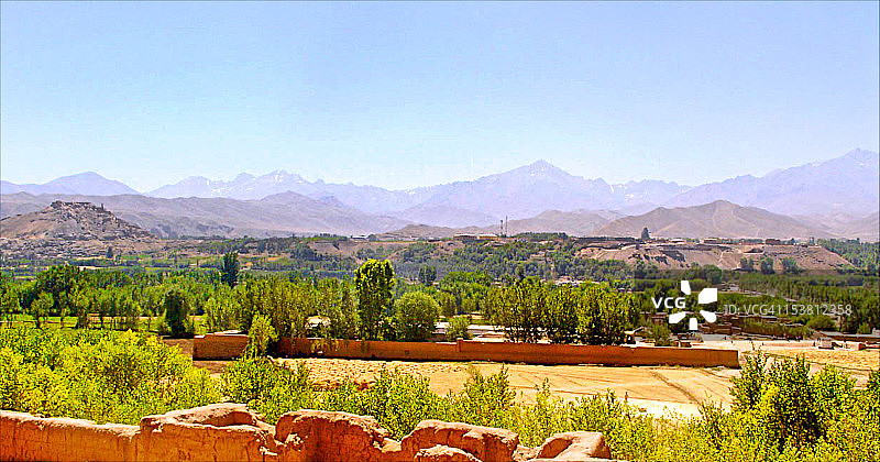 巴米扬山谷图片素材