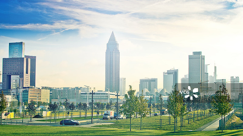 法兰克福的清晨图片素材