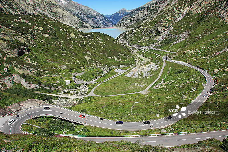 瑞士格里姆塞山口图片素材