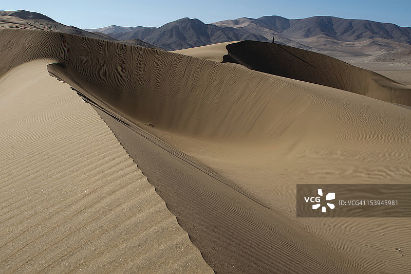 智利科皮亚波雄伟的沙丘图片素材