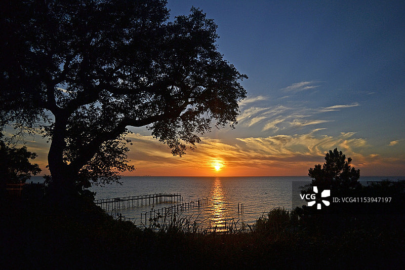 费尔霍普日落图片素材