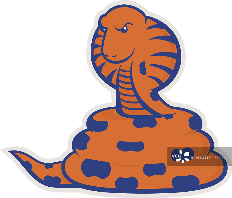 眼镜蛇吉祥物图片素材