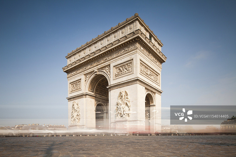 巴黎凯旋门图片素材