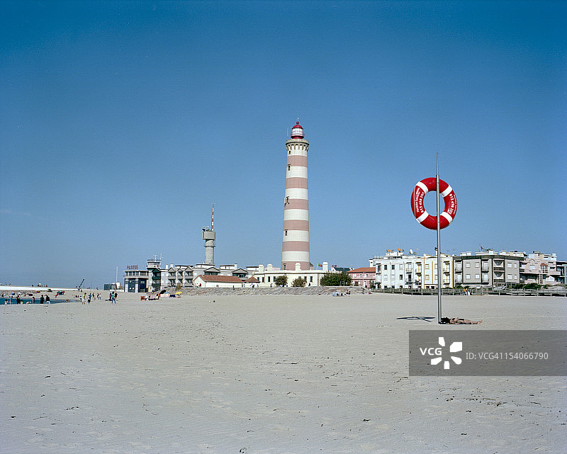 灯塔海滩图片素材