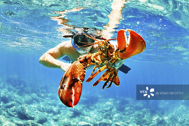 海上浮潜图片素材