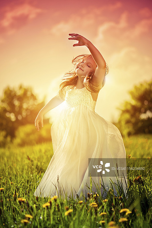 夏天的日落图片素材