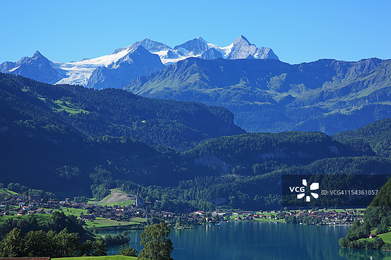 瑞士龙疆湖图片素材