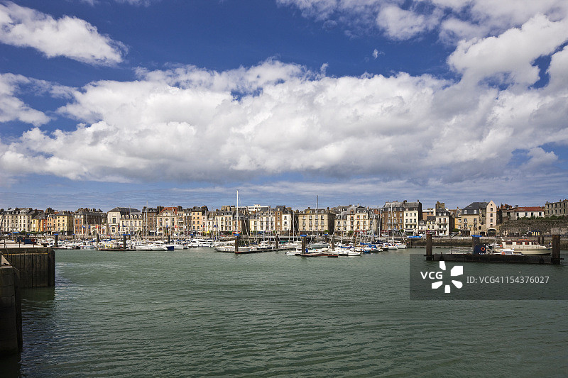 港口城镇风光图片素材