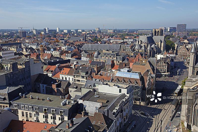 圣尼古拉斯教堂的航拍景色图片素材