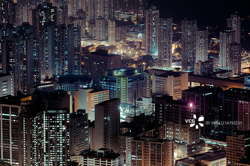 密集城市图片素材