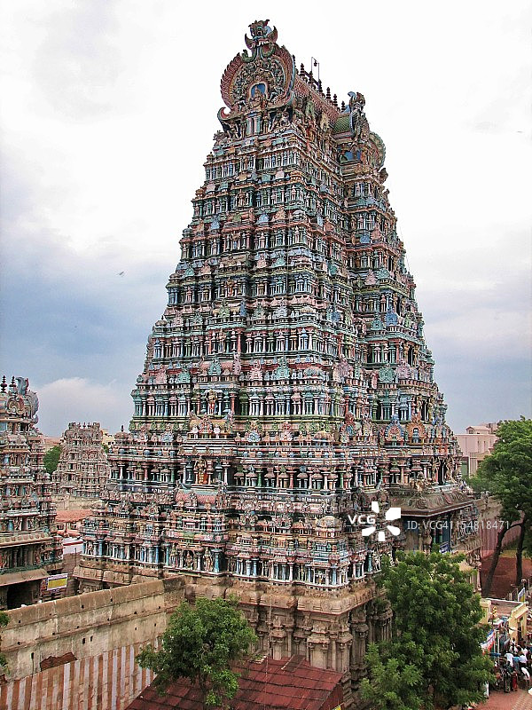 米纳克希·孙达瑞斯瓦拉神庙图片素材