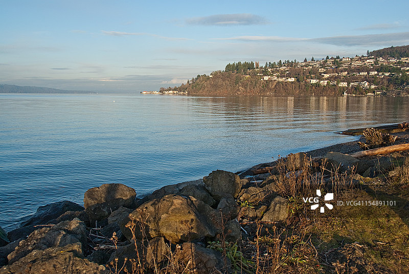 普吉特海湾的住宅开发项目图片素材