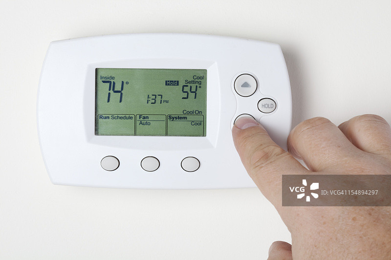 调整恒温器图片素材