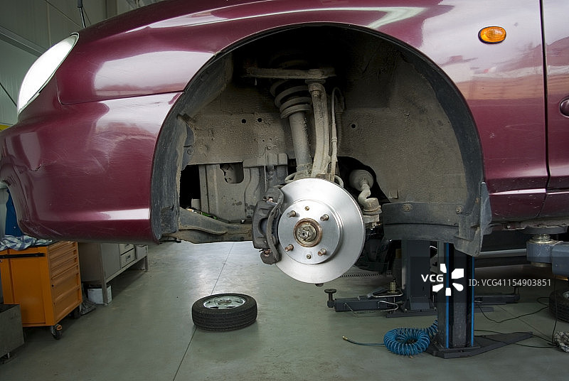 汽车刹车图片素材