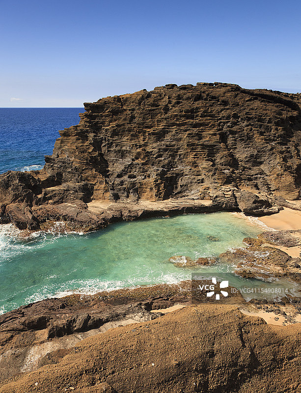 夏威夷瓦胡岛Halona Cove图片素材