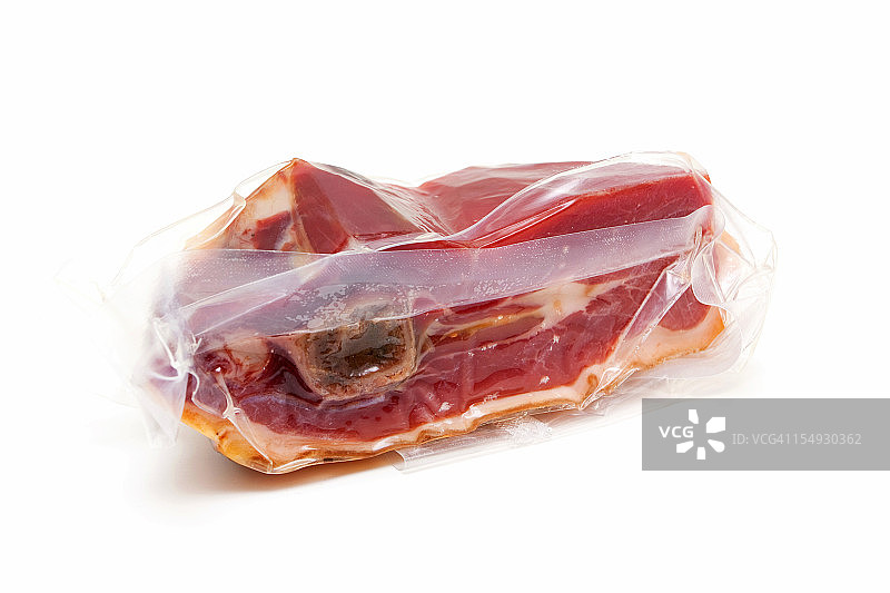 白色背景上的培根图片素材
