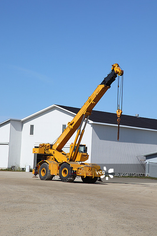 移动式起重机图片素材