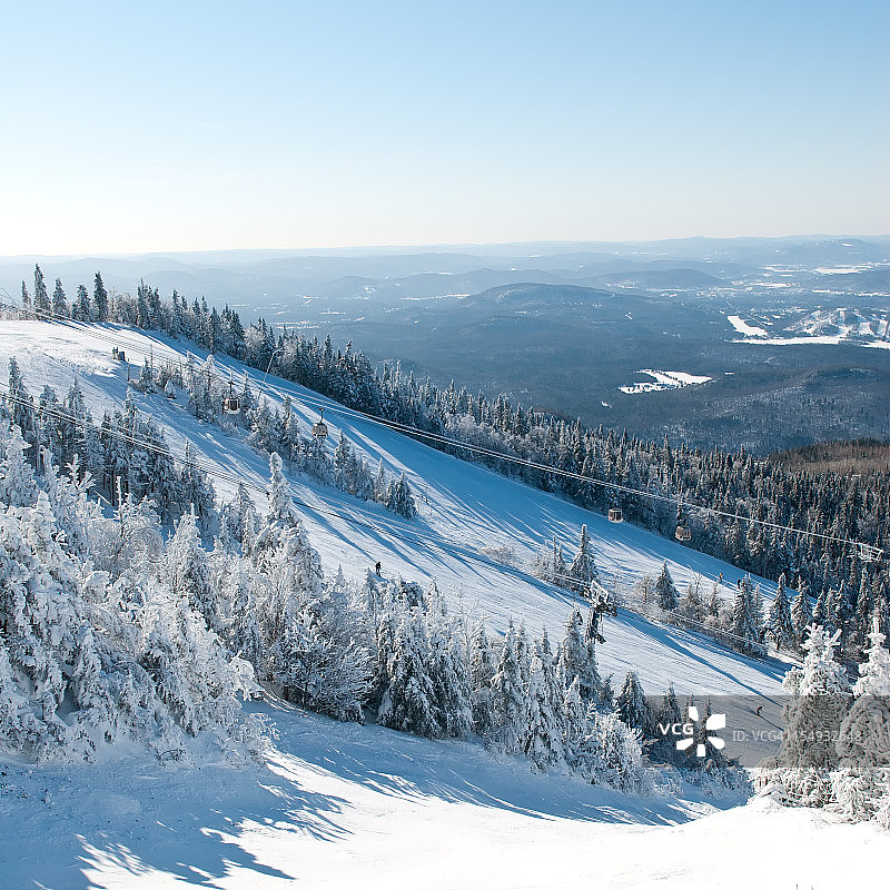 滑雪道图片素材