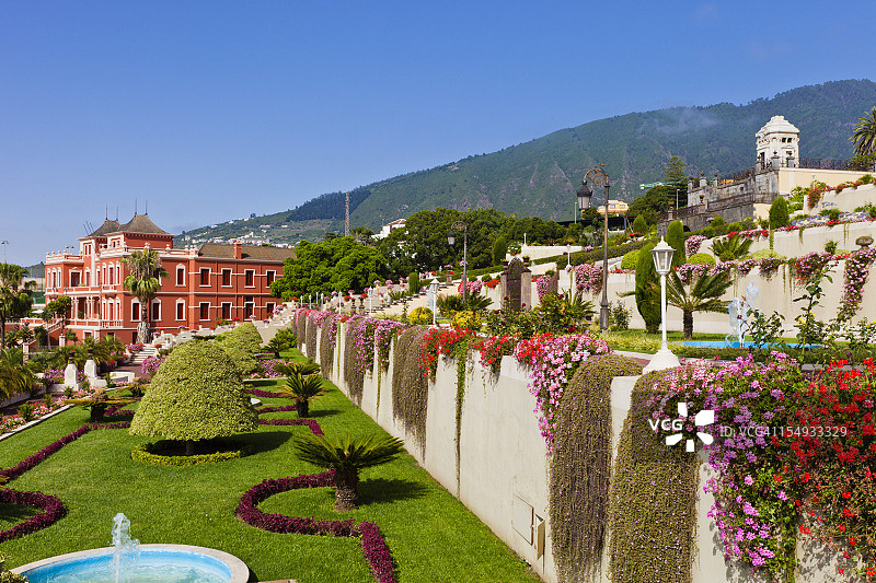 特内里费岛奥罗塔瓦的塔奥罗学院美景图片素材