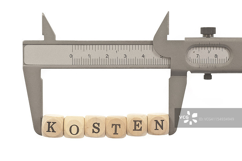 成本测量图片素材