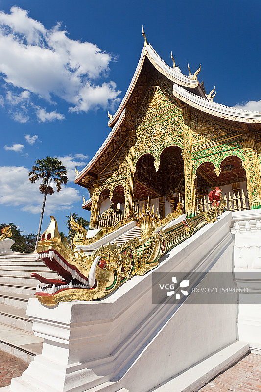 老挝琅勃拉邦寺庙博物馆图片素材