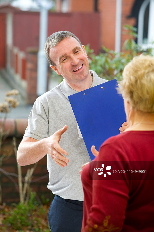 销售员的自我介绍图片素材